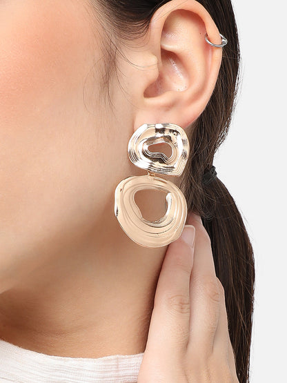 Gold Plated Designer Party Drop Earring For Women