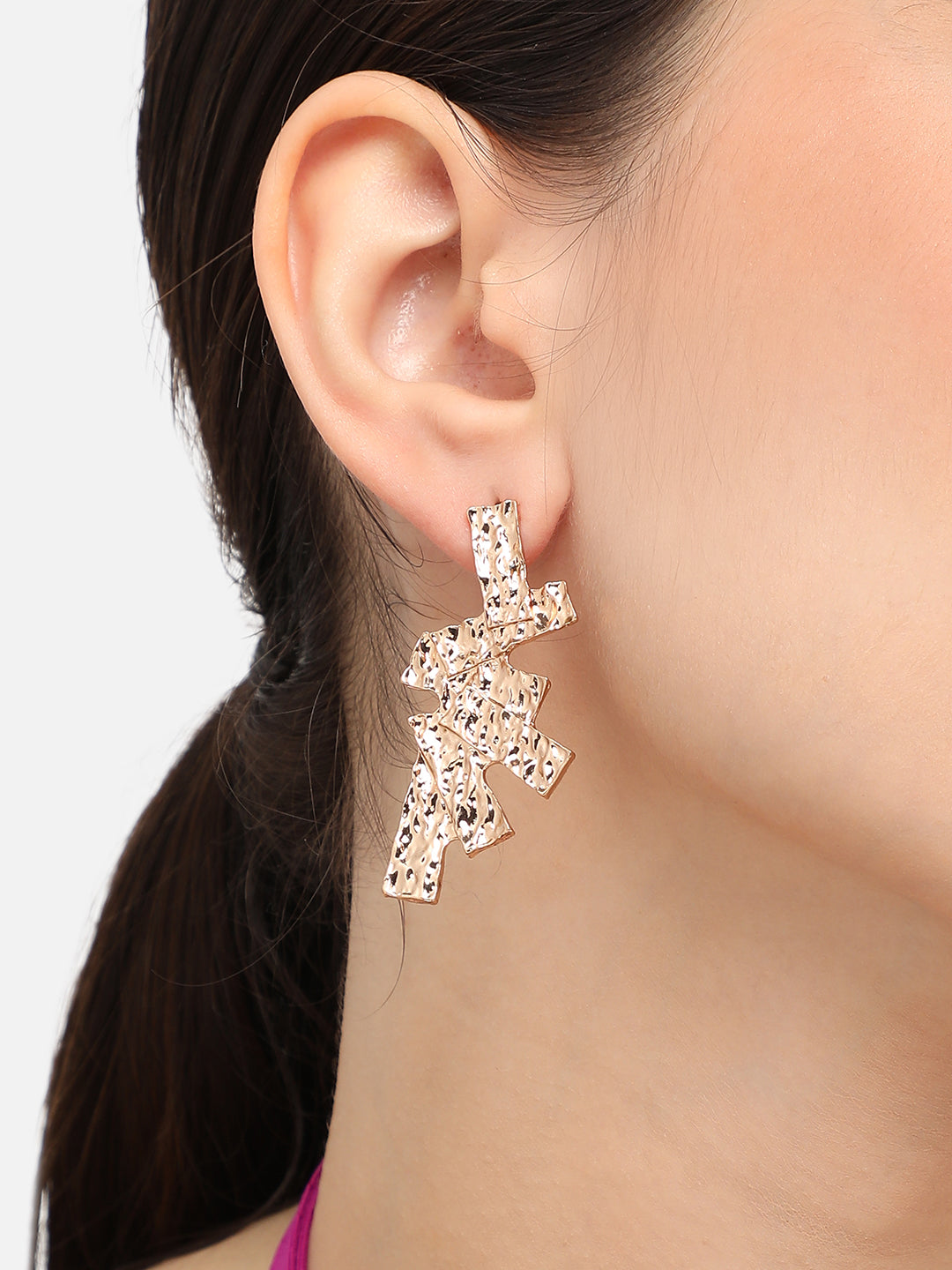 Gold Plated Designer Party Drop Earring For Women