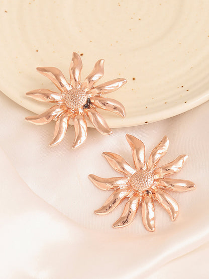 Gold Plated Designer Party Stud For Women