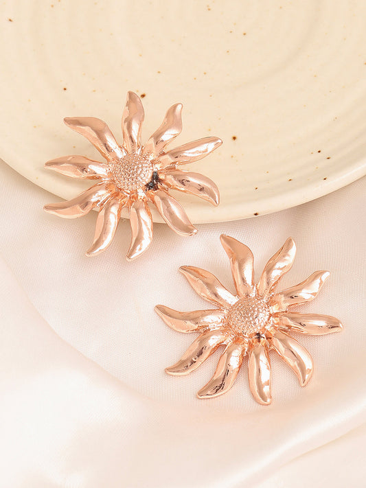 Gold Plated Designer Party Stud For Women