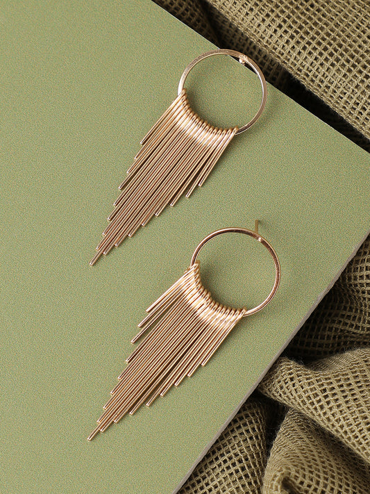 Gold Plated Designer Party Drop Earring For Women