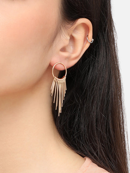 Gold Plated Designer Party Drop Earring For Women