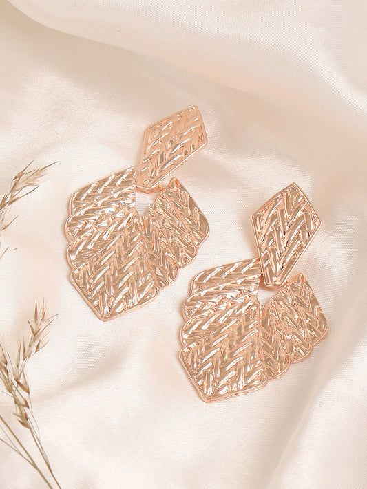 Gold Plated Designer Party Drop Earring For Women