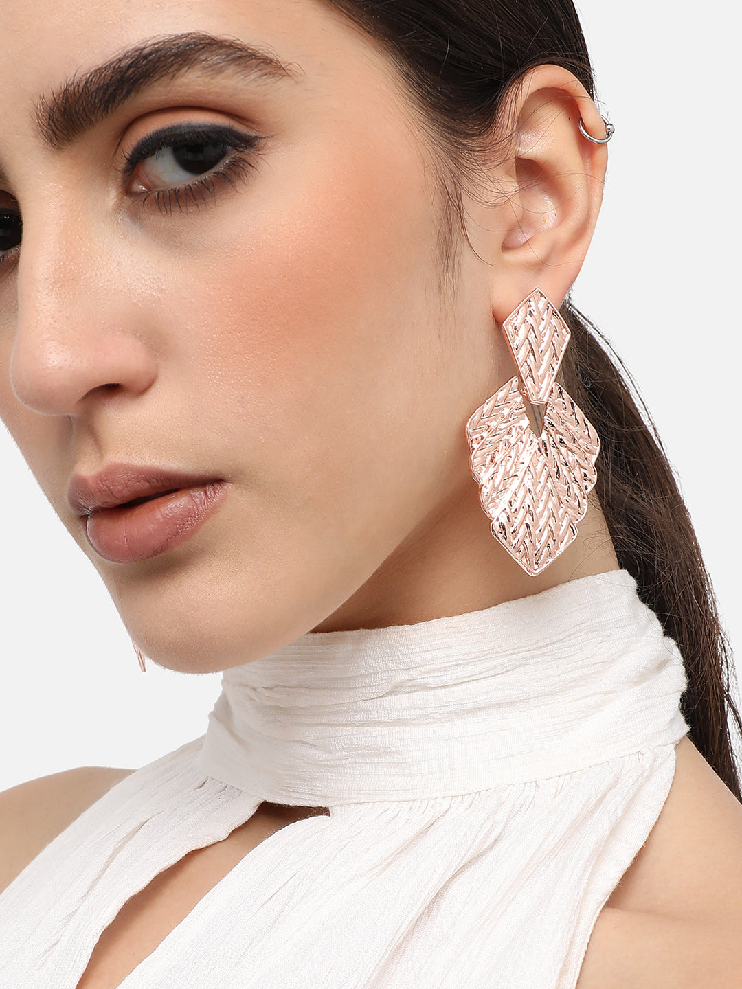 Gold Plated Designer Party Drop Earring For Women