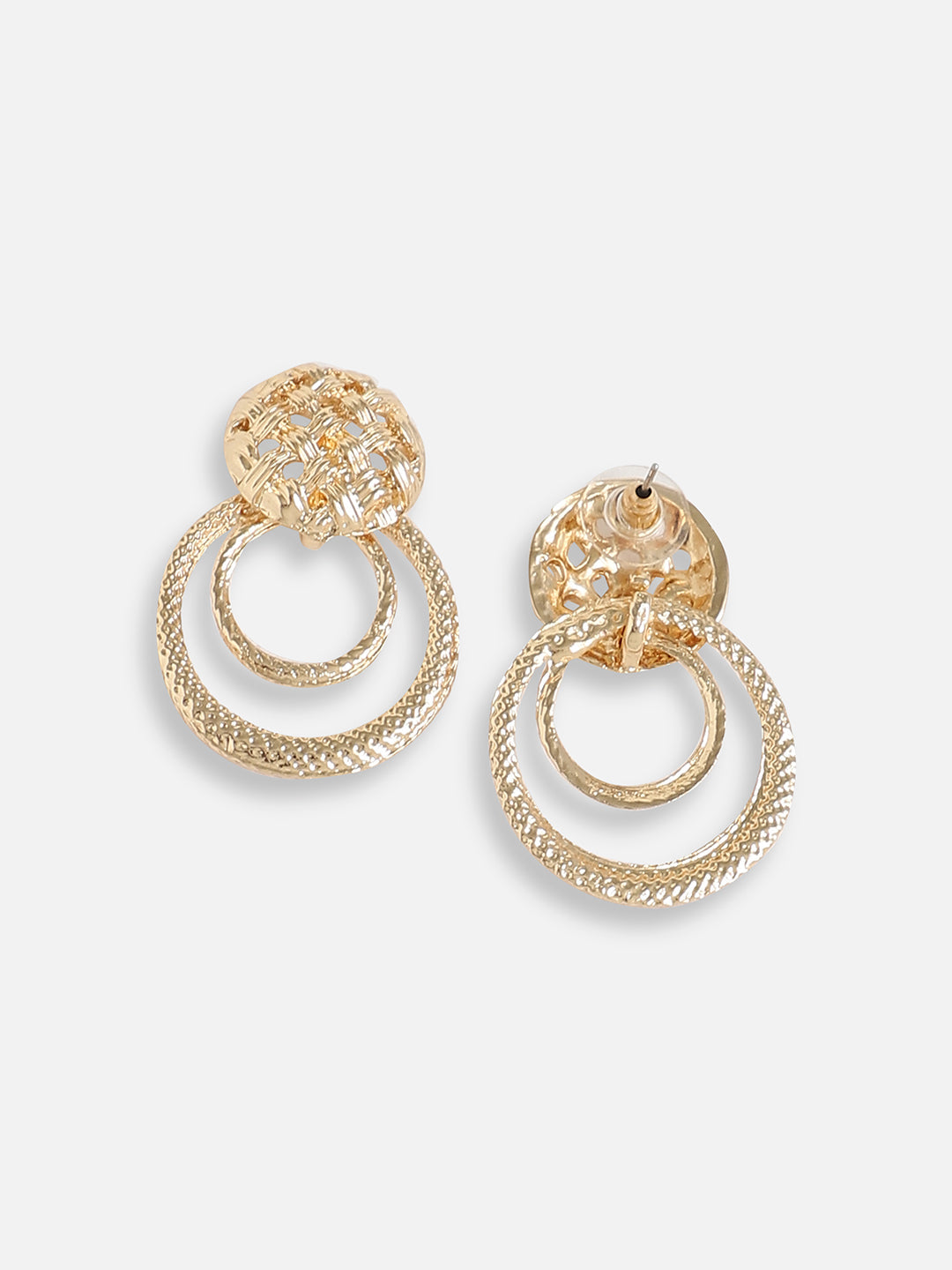 Gold Plated Designer Stone Party Drop Earring For Women