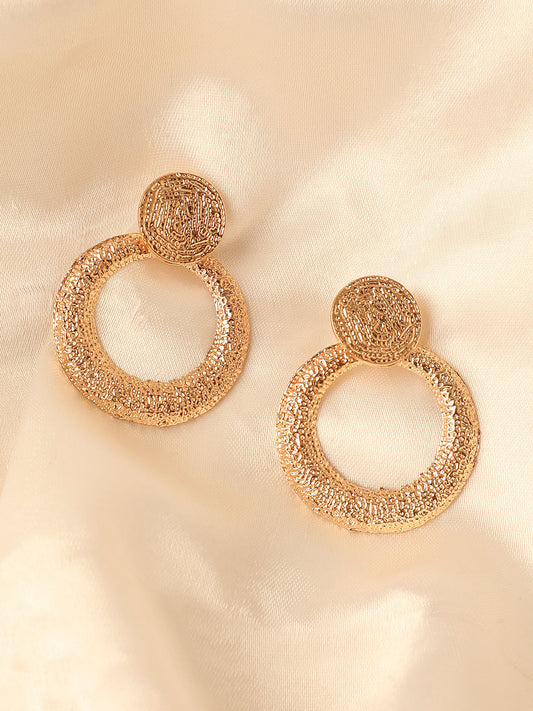 Gold Plated Designer Party Drop Earring For Women