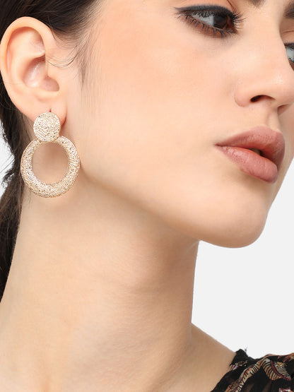 Gold Plated Designer Party Drop Earring For Women