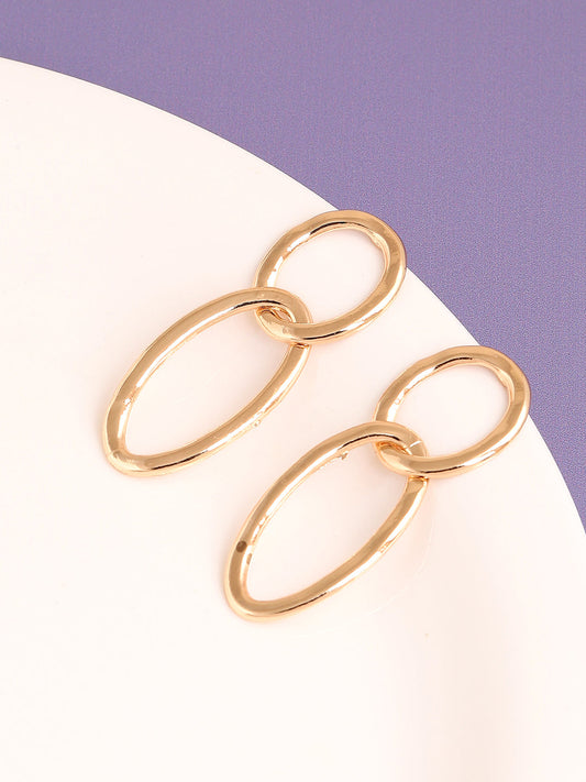 Gold Plated Designer Party Drop Earring For Women