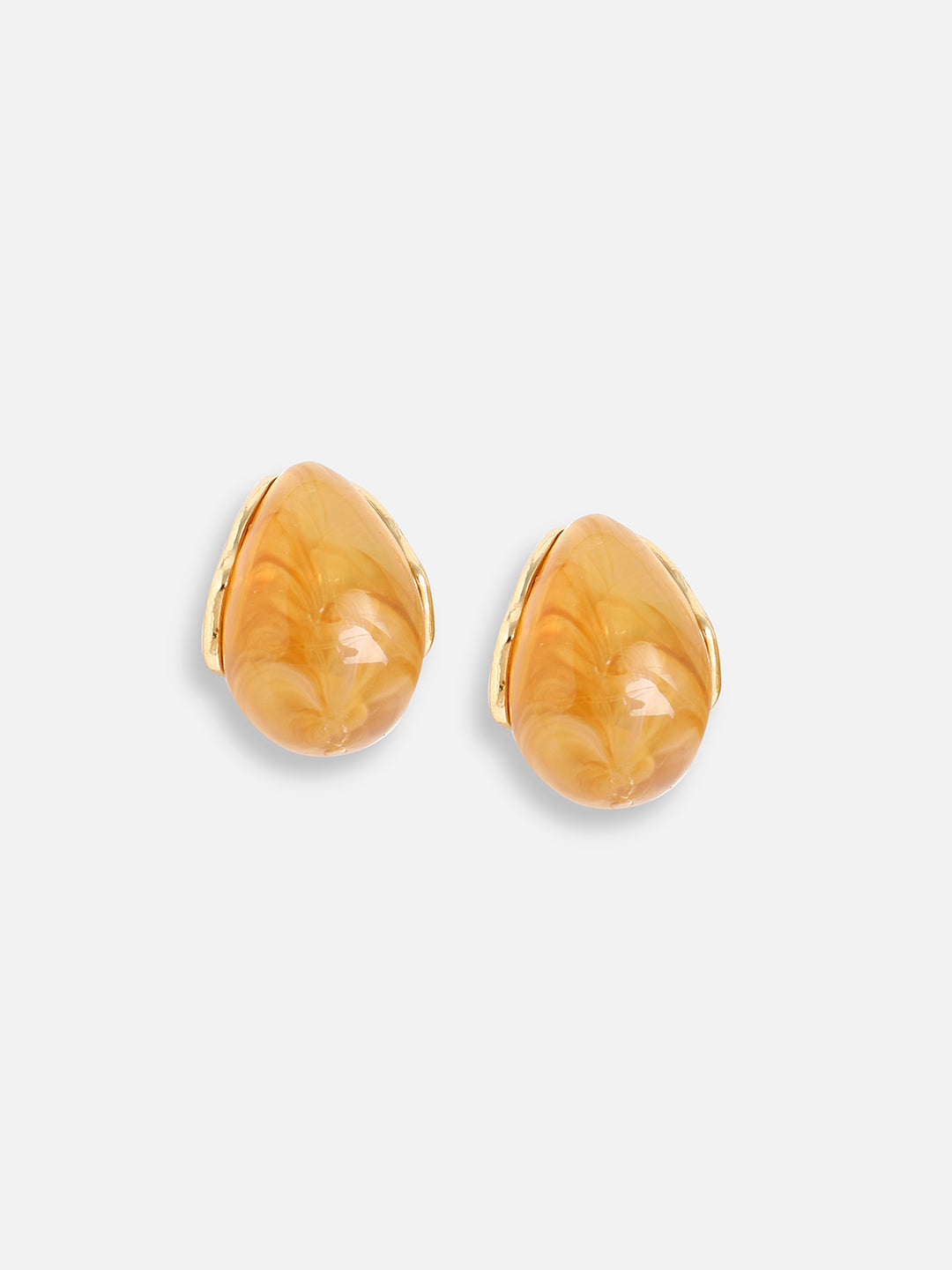 Gold Plated Designer Stone Party Stud For Women
