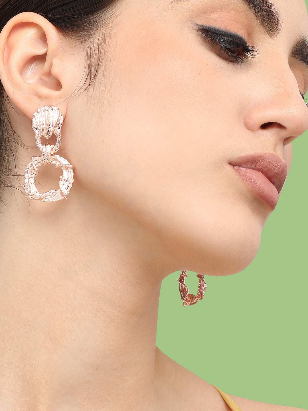 Gold Plated Designer Party Drop Earring For Women