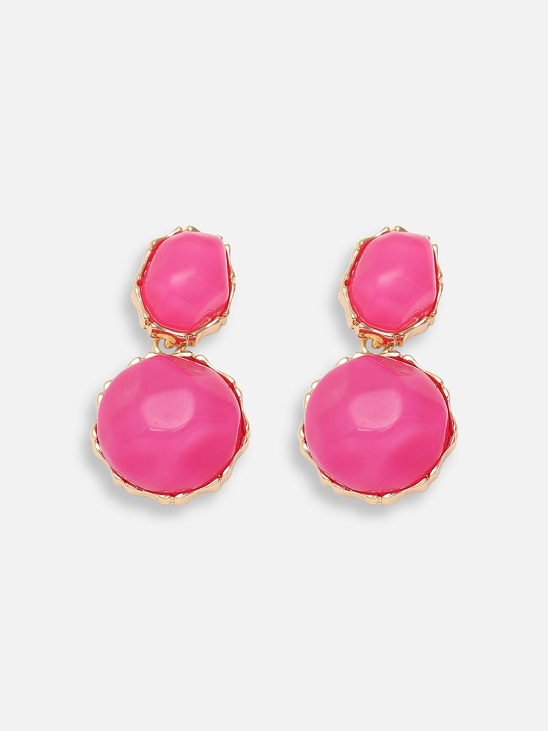 Gold Plated Designer Stone Party Drop Earring For Women