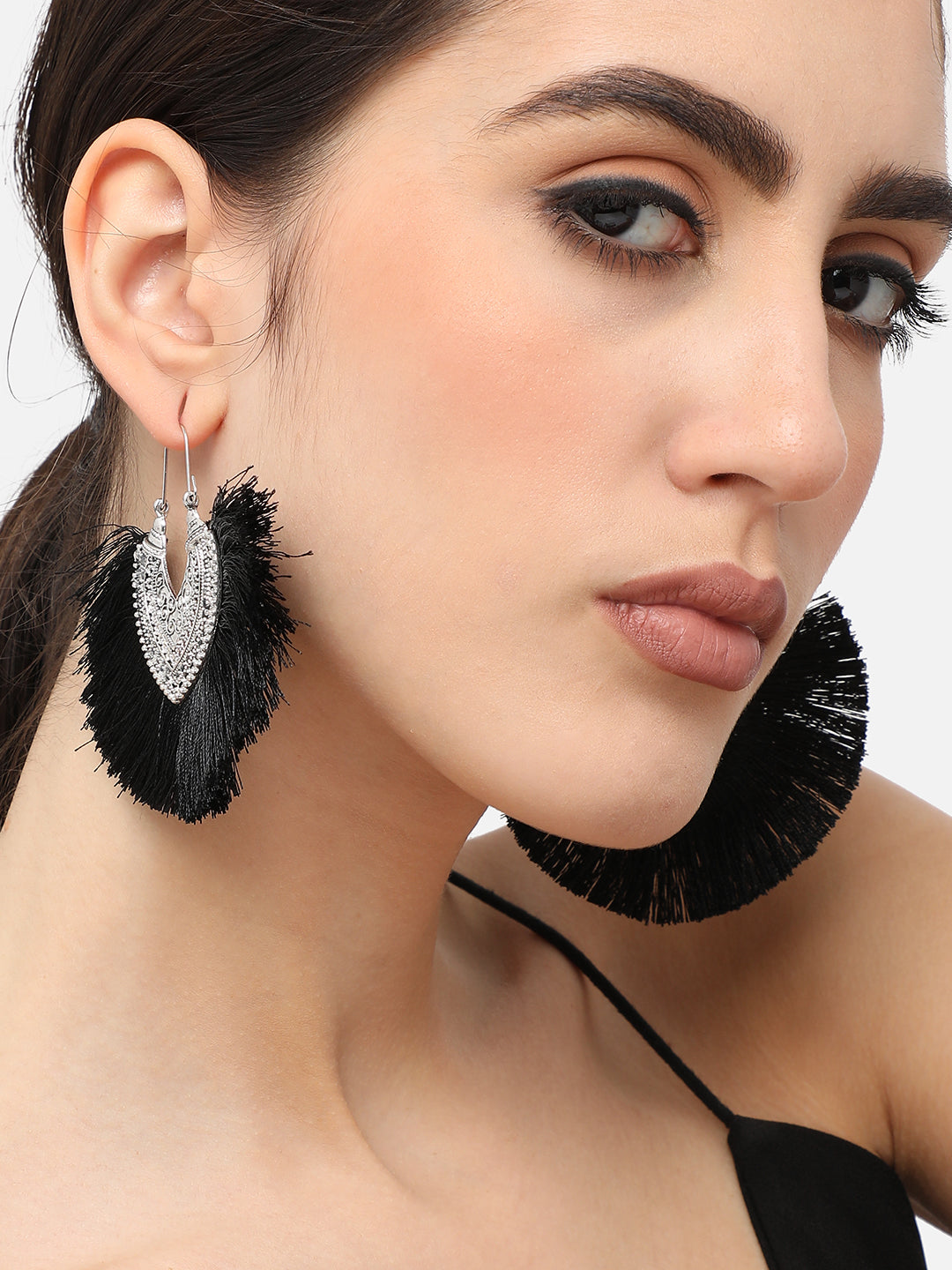 Gold Plated Designer Party Hoop Earring For Women