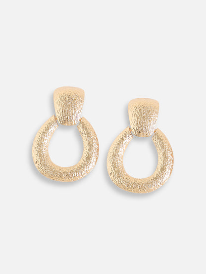 Gold Plated Designer Casual Drop Earring For Women
