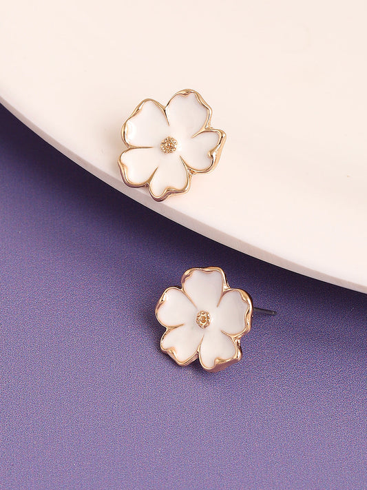 Gold Plated Designer Casual Stud For Women