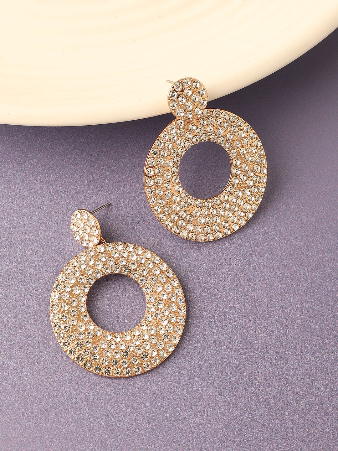 Gold Plated Designer Casual Drop Earring For Women