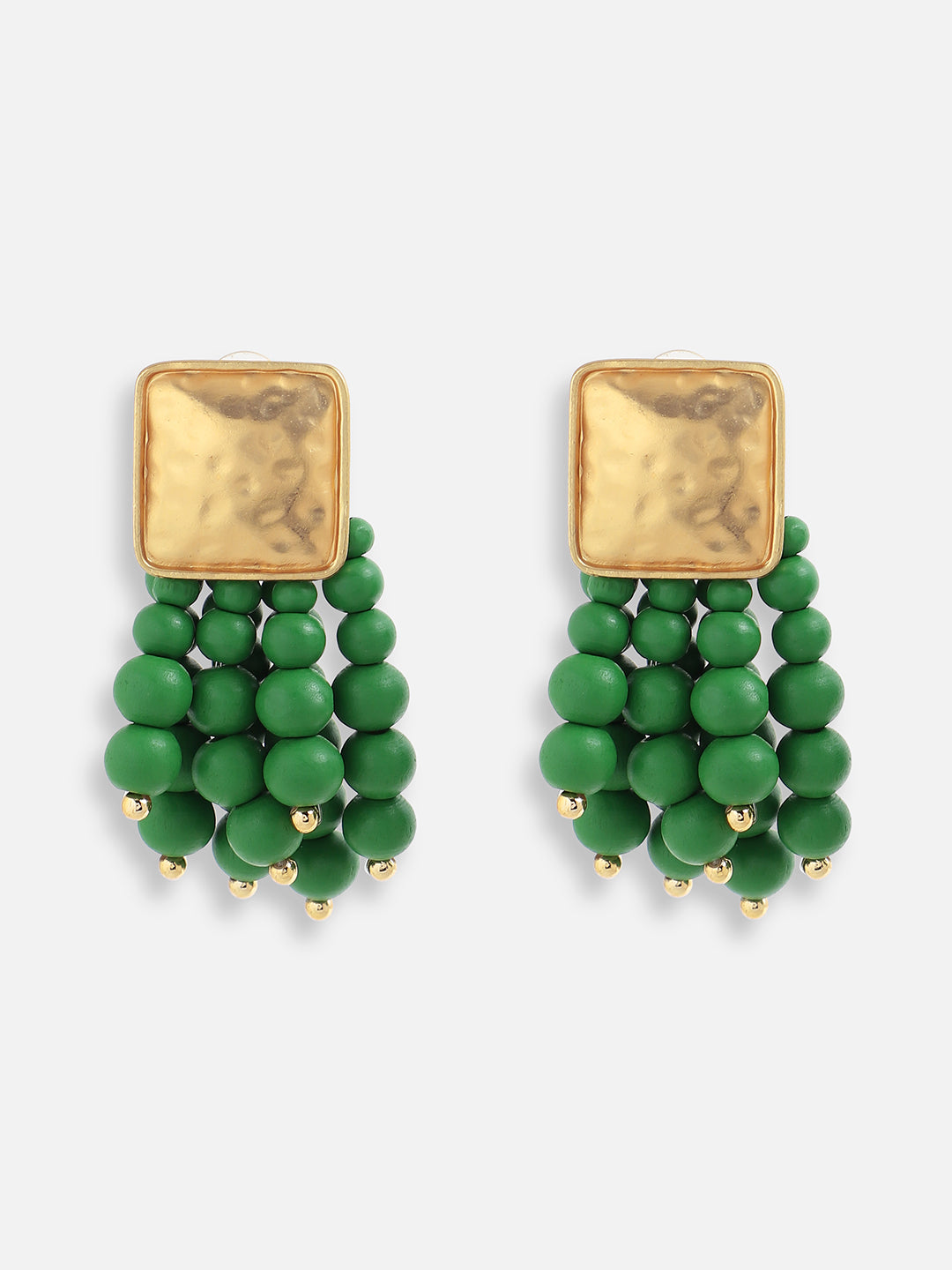 Gold Plated Designer Stone Party Drop Earring For Women