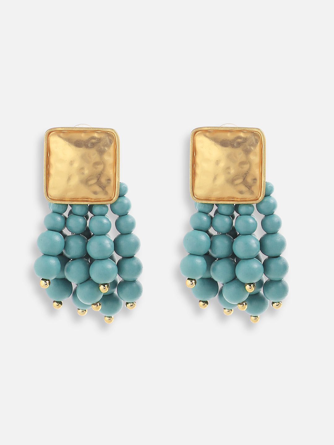 Gold Plated Designer Stone Party Drop Earring For Women