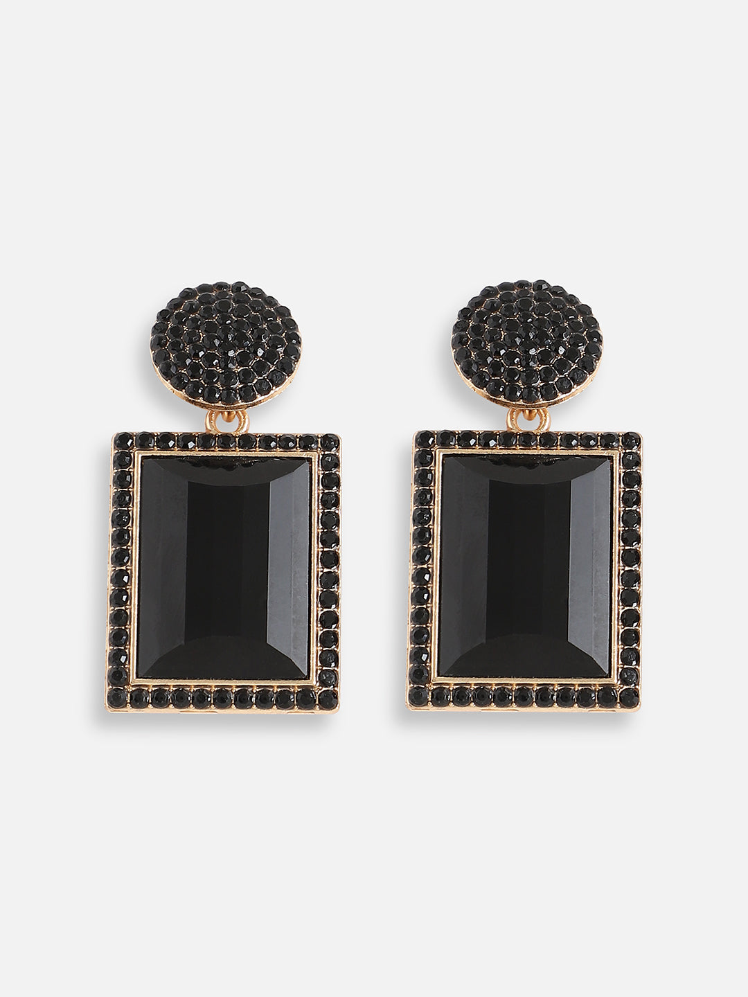 Gold Plated Designer Stone Party Drop Earring For Women