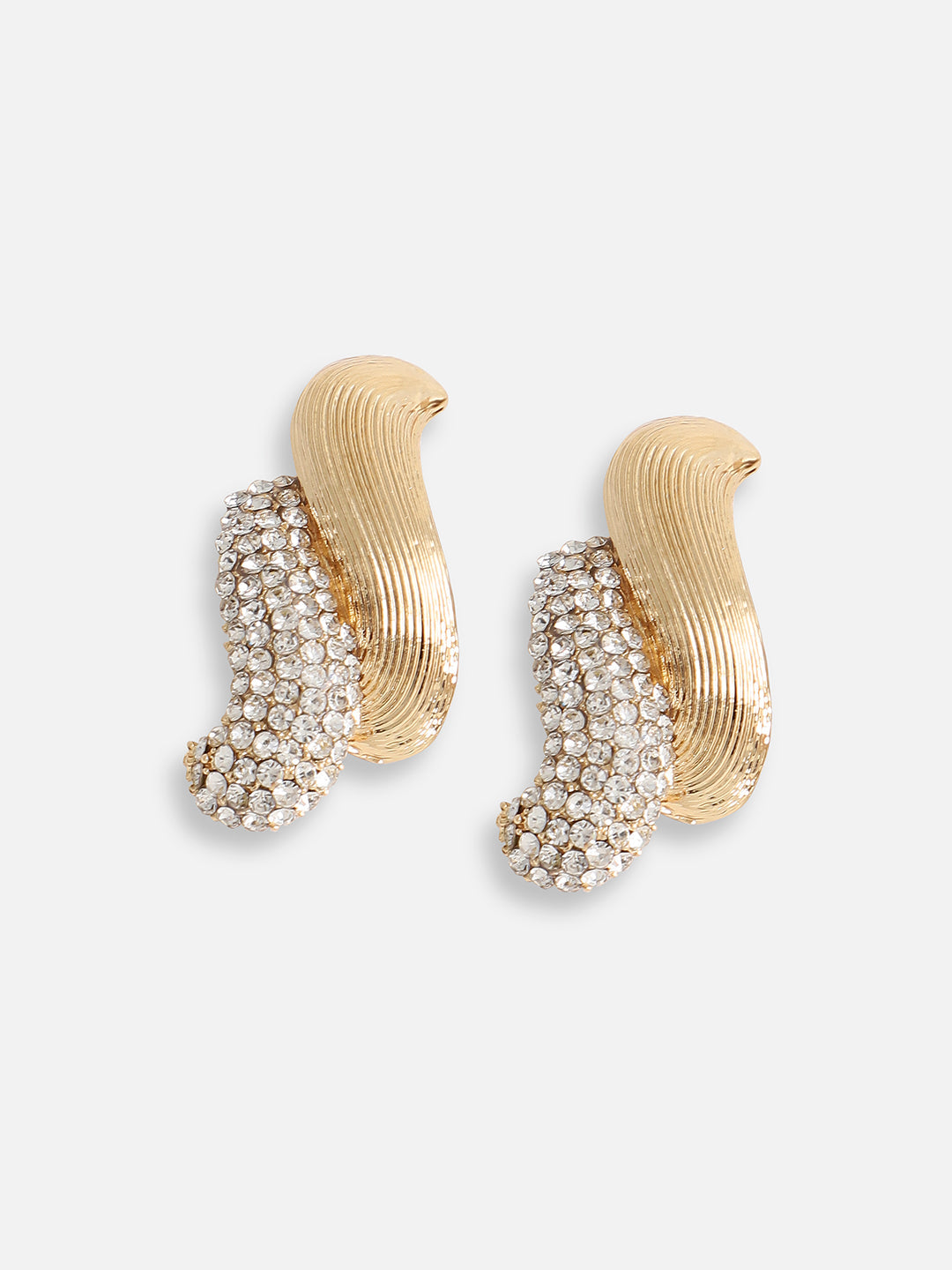 Gold Plated Designer Stone Party Drop Earring For Women