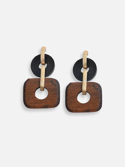 GOLD PLATED DESIGNER PARTY DROP EARRING FOR WOMEN