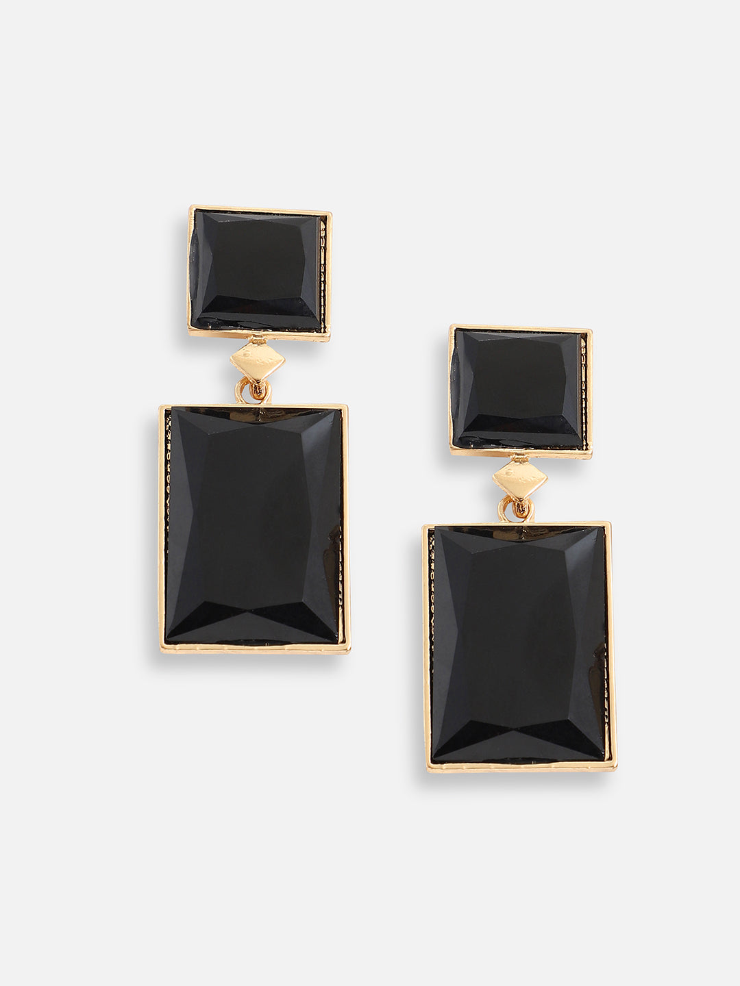 Gold Plated Designer Stone Party Drop Earring For Women