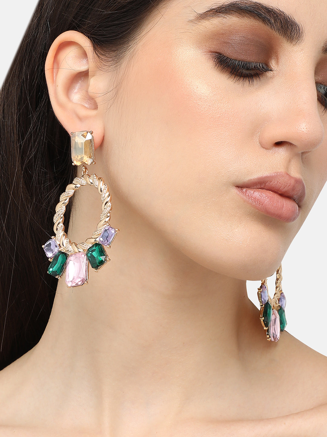 Radiant Round earrings