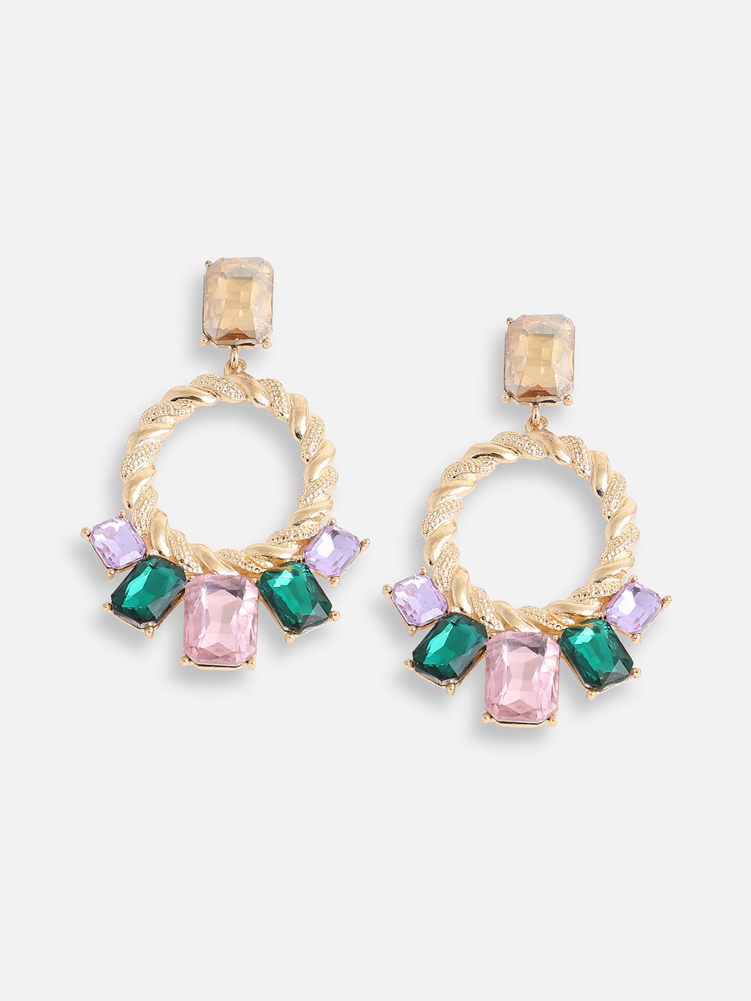 Radiant Round earrings