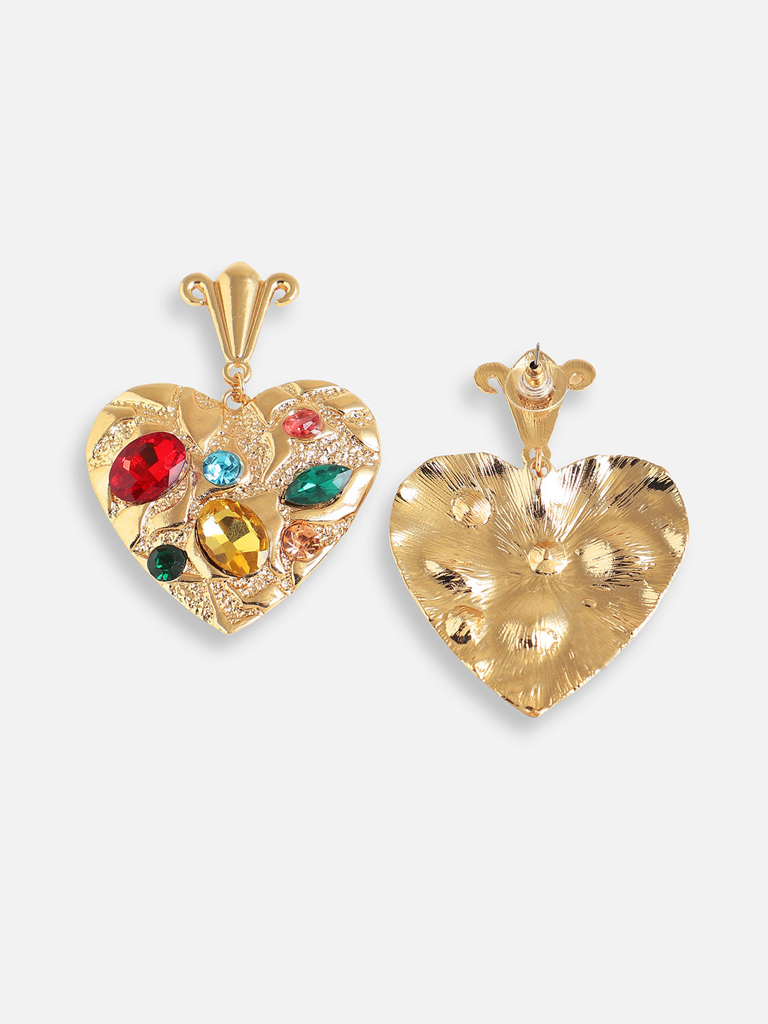 Royal Spade Drop Earrings