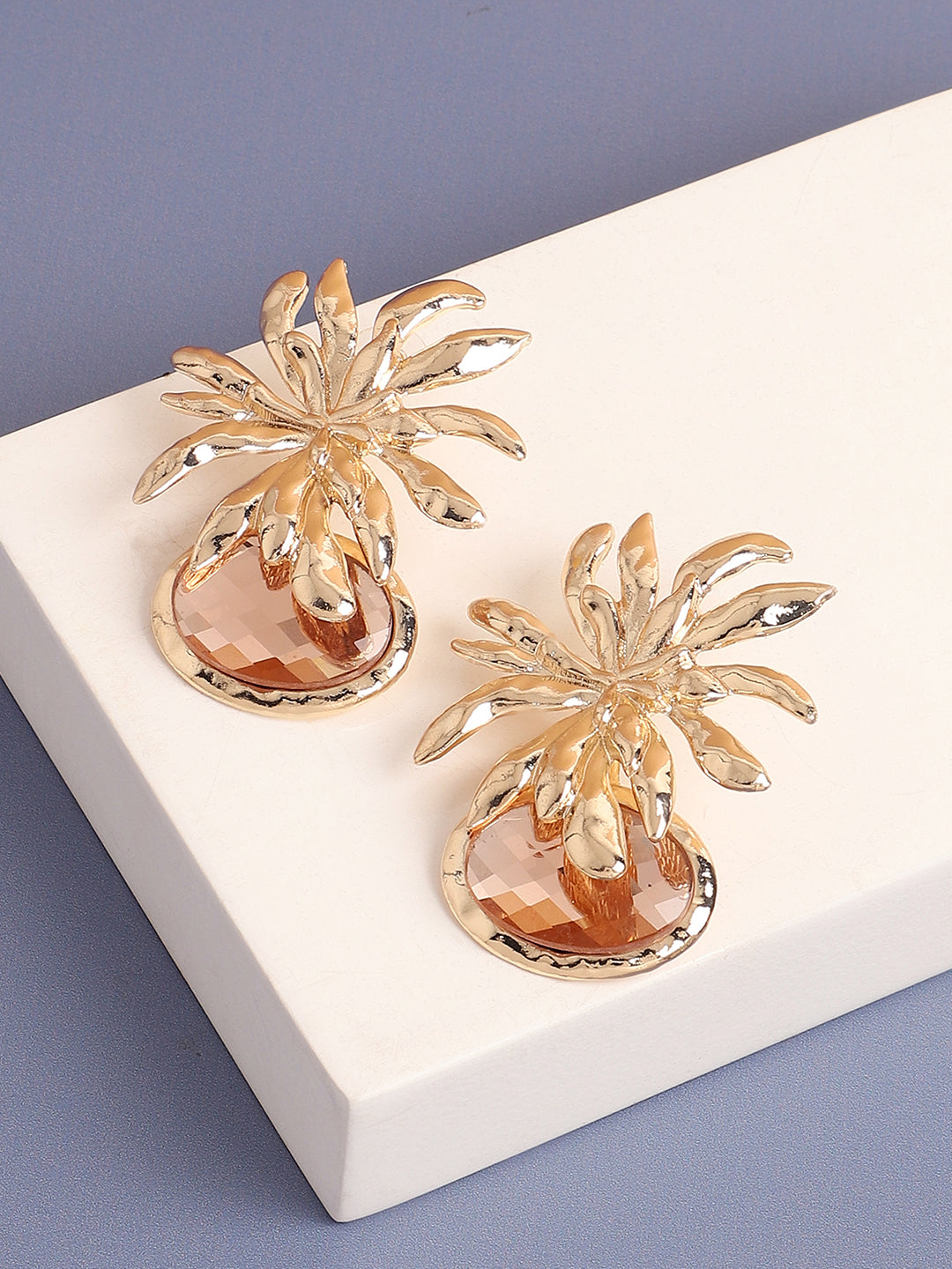 Gold Plated Designer Party Drop Earring For Women
