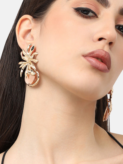 Gold Plated Designer Party Drop Earring For Women