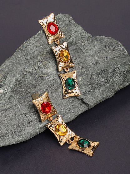 Multicolor Cascade Earrings