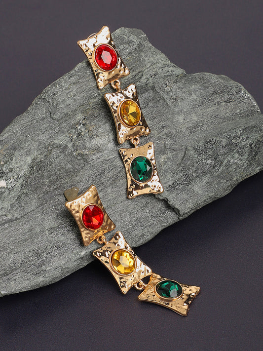Multicolor Cascade Earrings