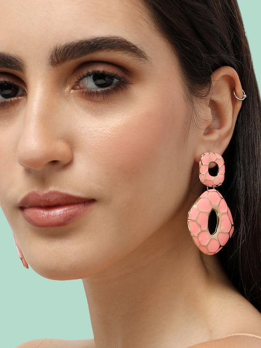 Gold Plated Designer Party Drop Earring For Women