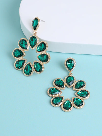 Emerald Desire Drop Earrings