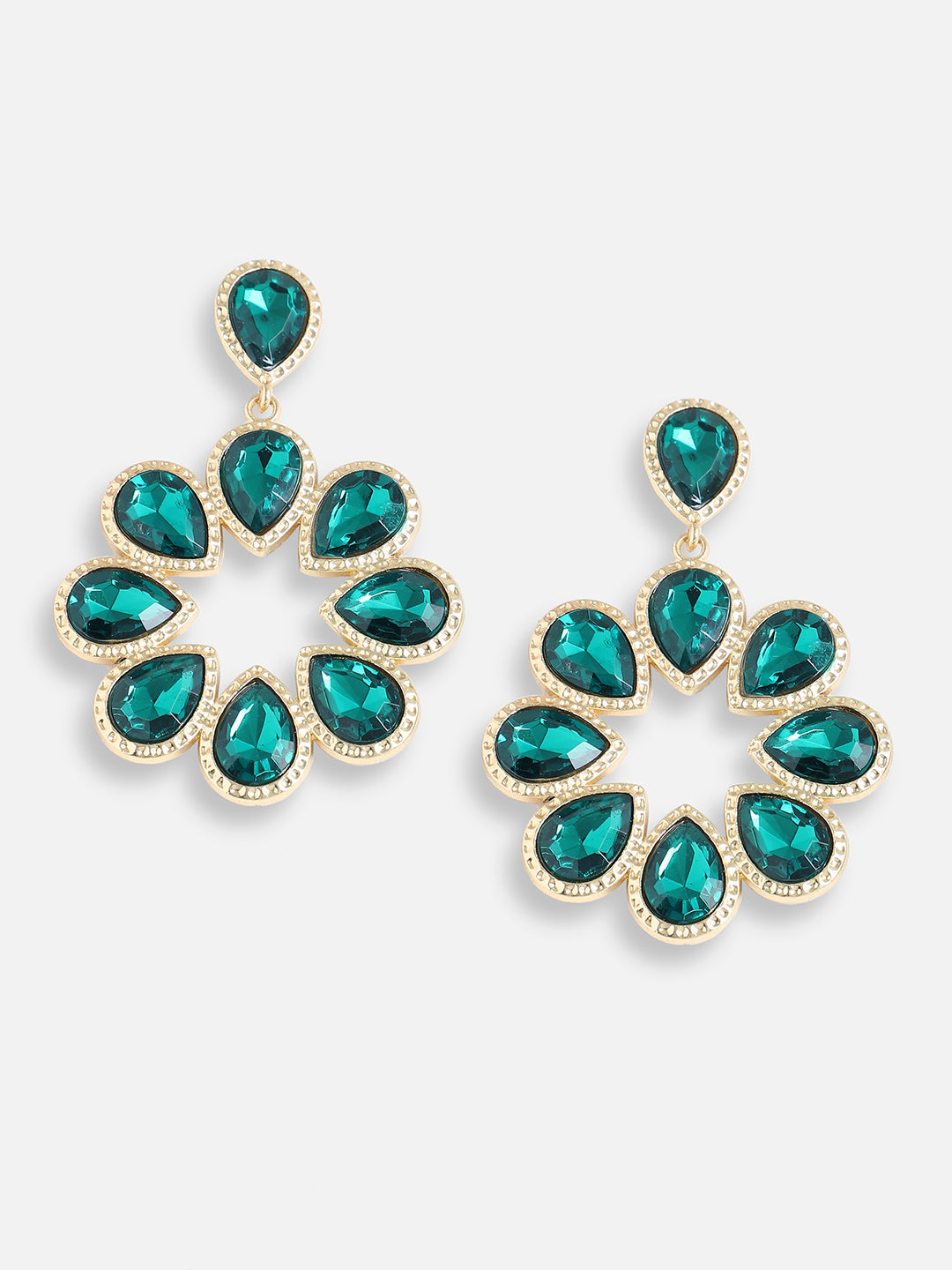 Emerald Desire Drop Earrings