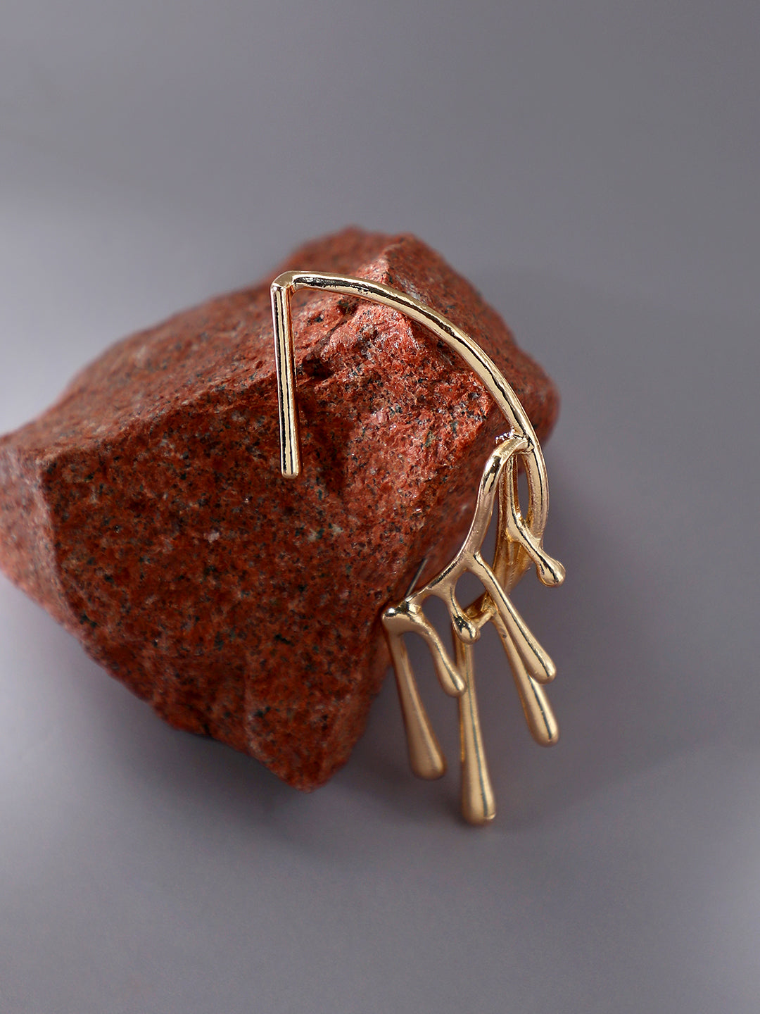 Golden Mirage Ear Cuff