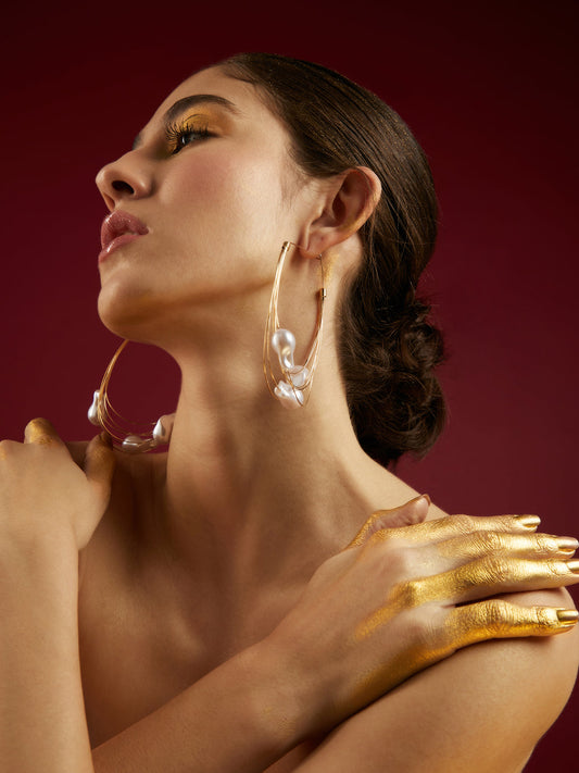 Aya Twist Hoops