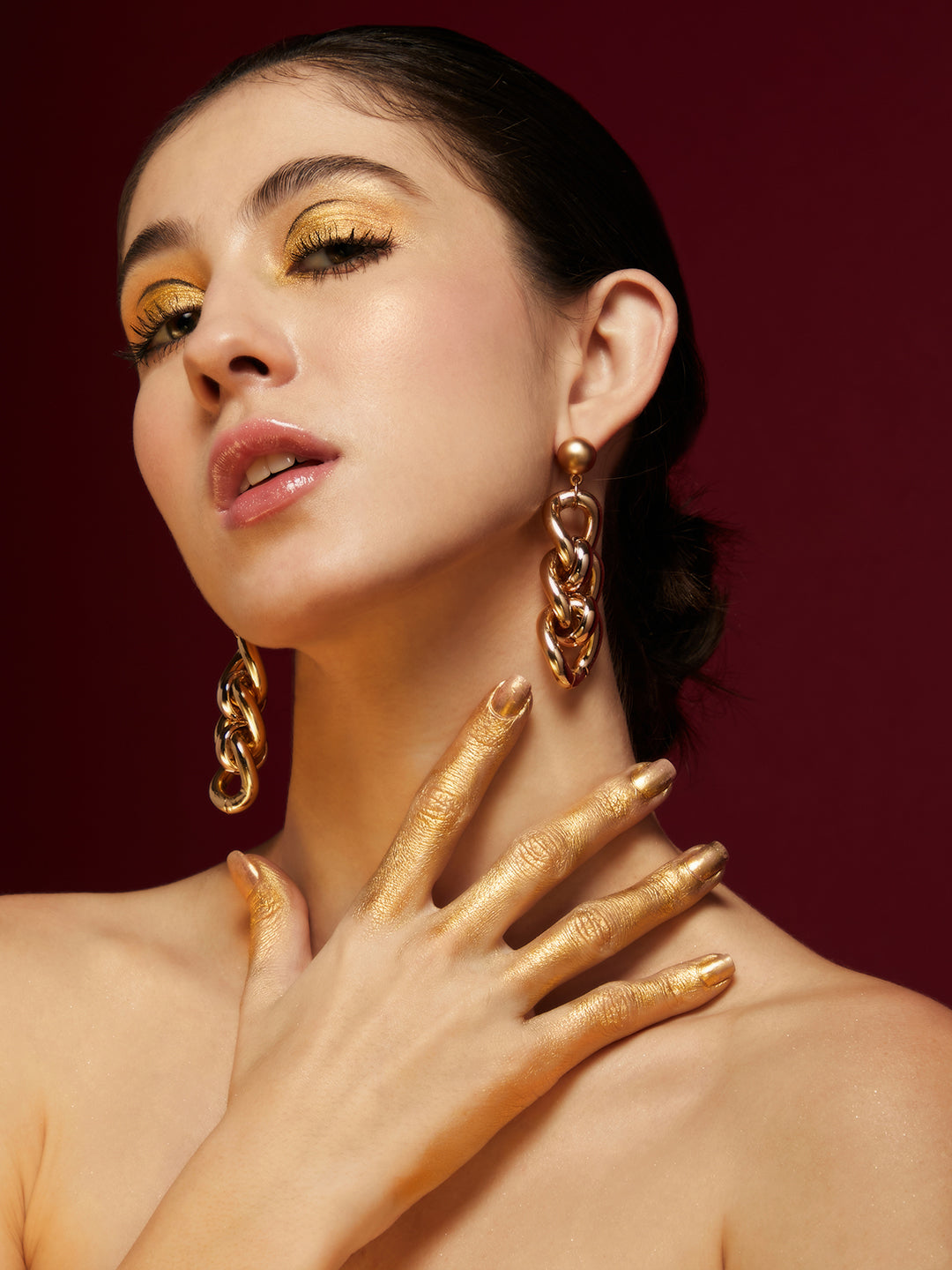Chunky Link Earrings