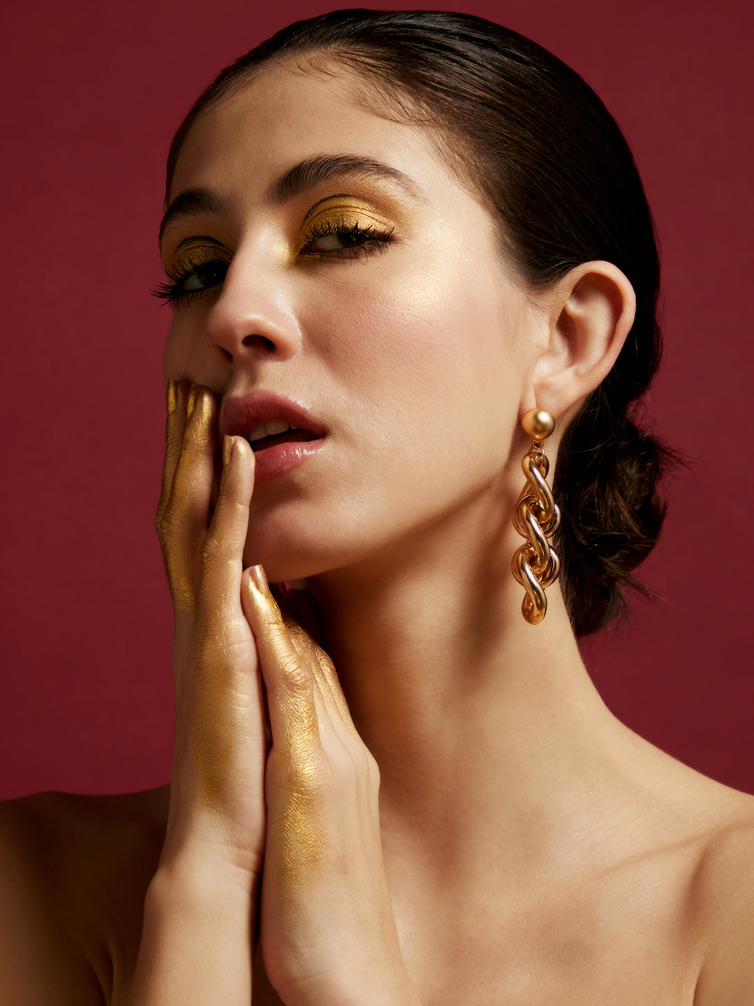 Chunky Link Earrings