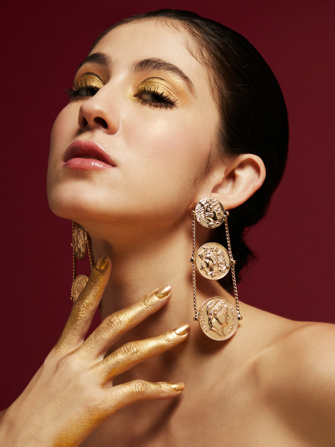 Noor Textured Earrings