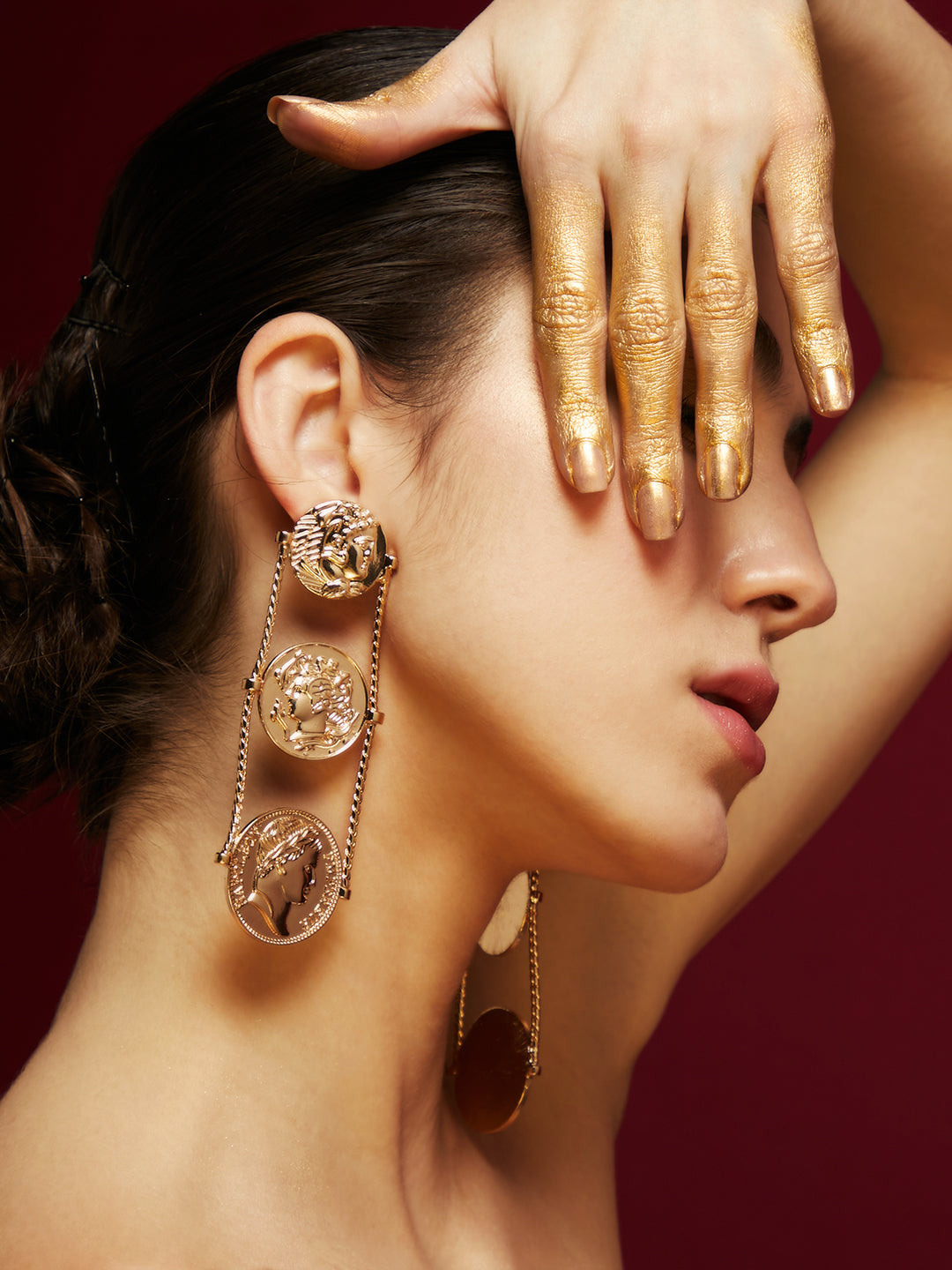 Noor Textured Earrings
