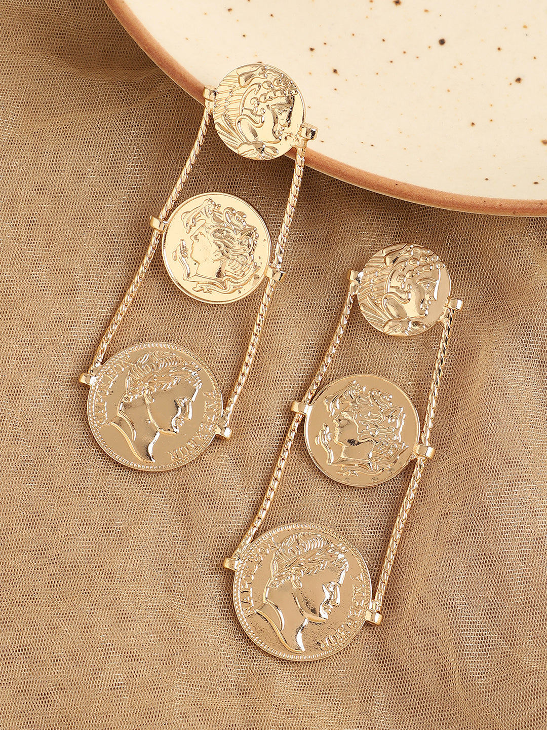 Noor Textured Earrings