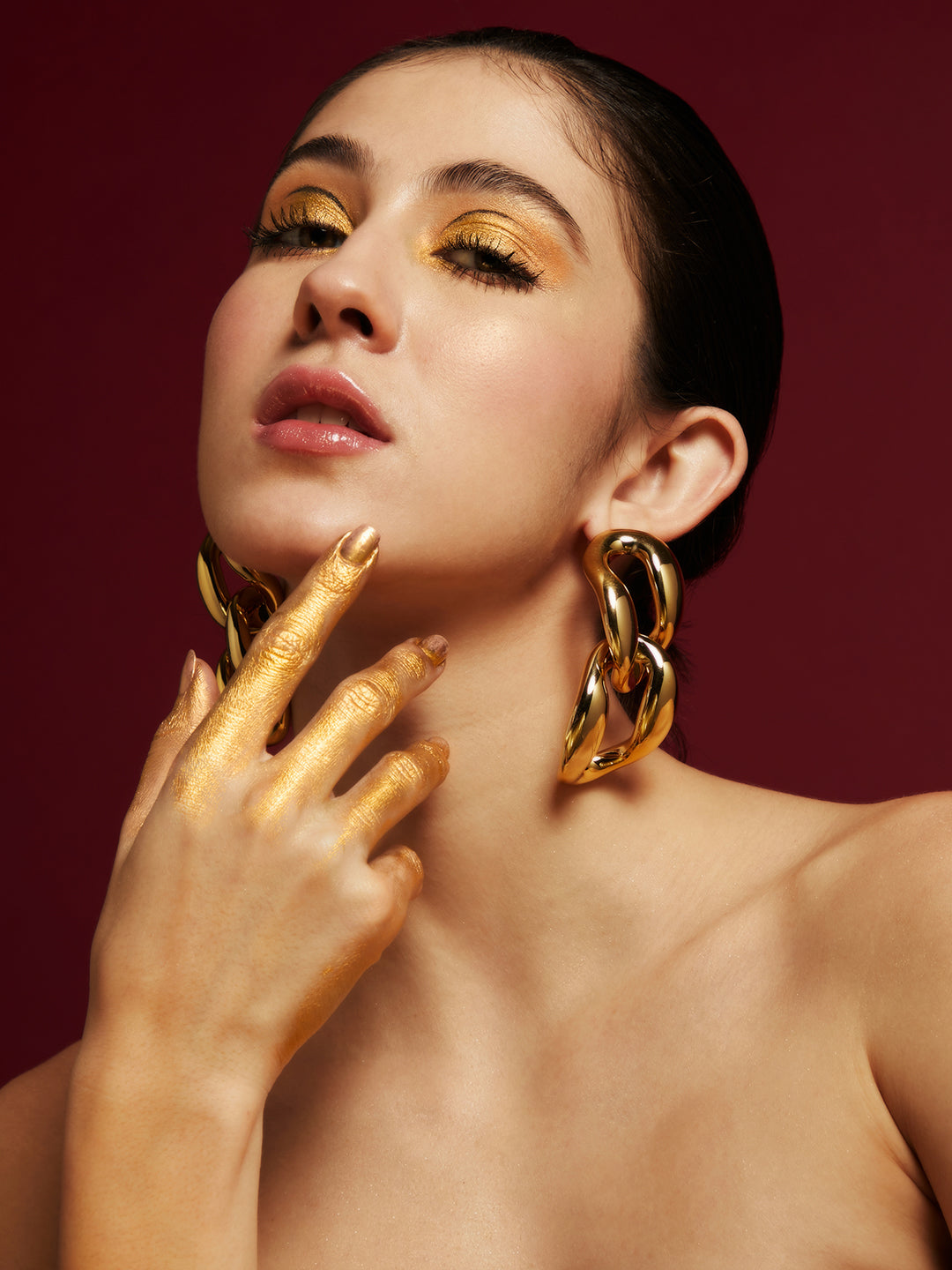 Chunky Link Earrings
