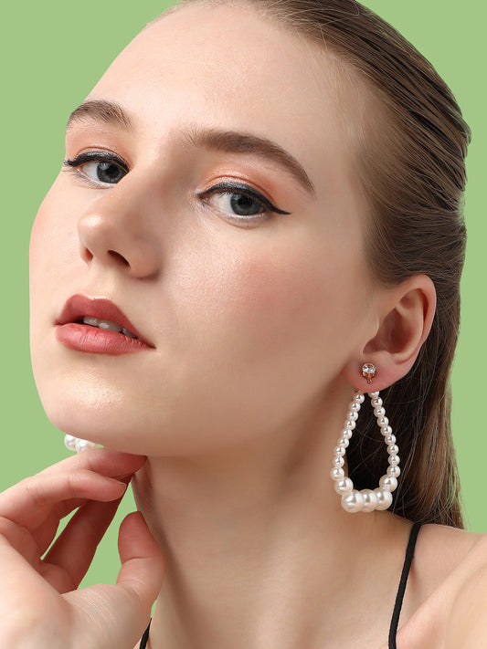 GOLD PLATED PARTY DESIGNER DROP EARRING FOR WOMEN