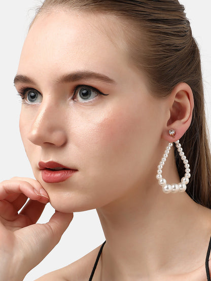 GOLD PLATED PARTY DESIGNER DROP EARRING FOR WOMEN