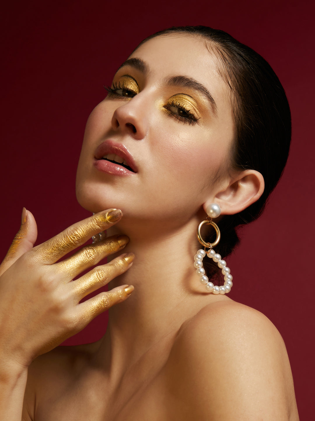 Halo Pearl Earrings