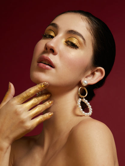 Halo Pearl Earrings