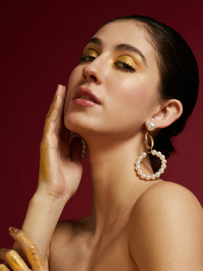 Halo Pearl Earrings