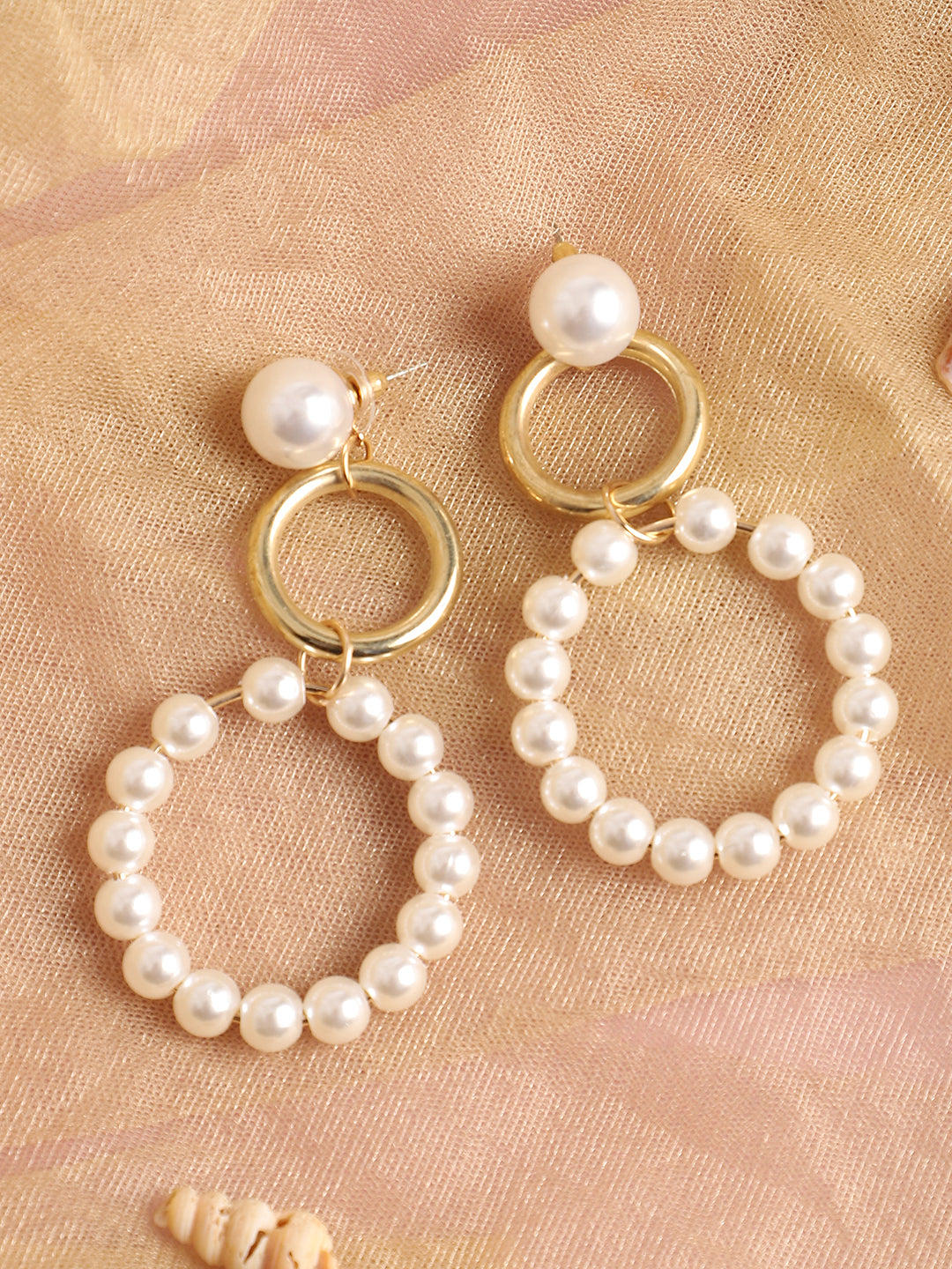 Halo Pearl Earrings