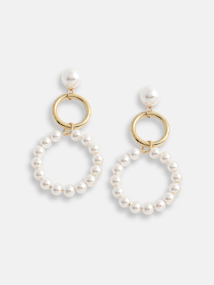 Halo Pearl Earrings